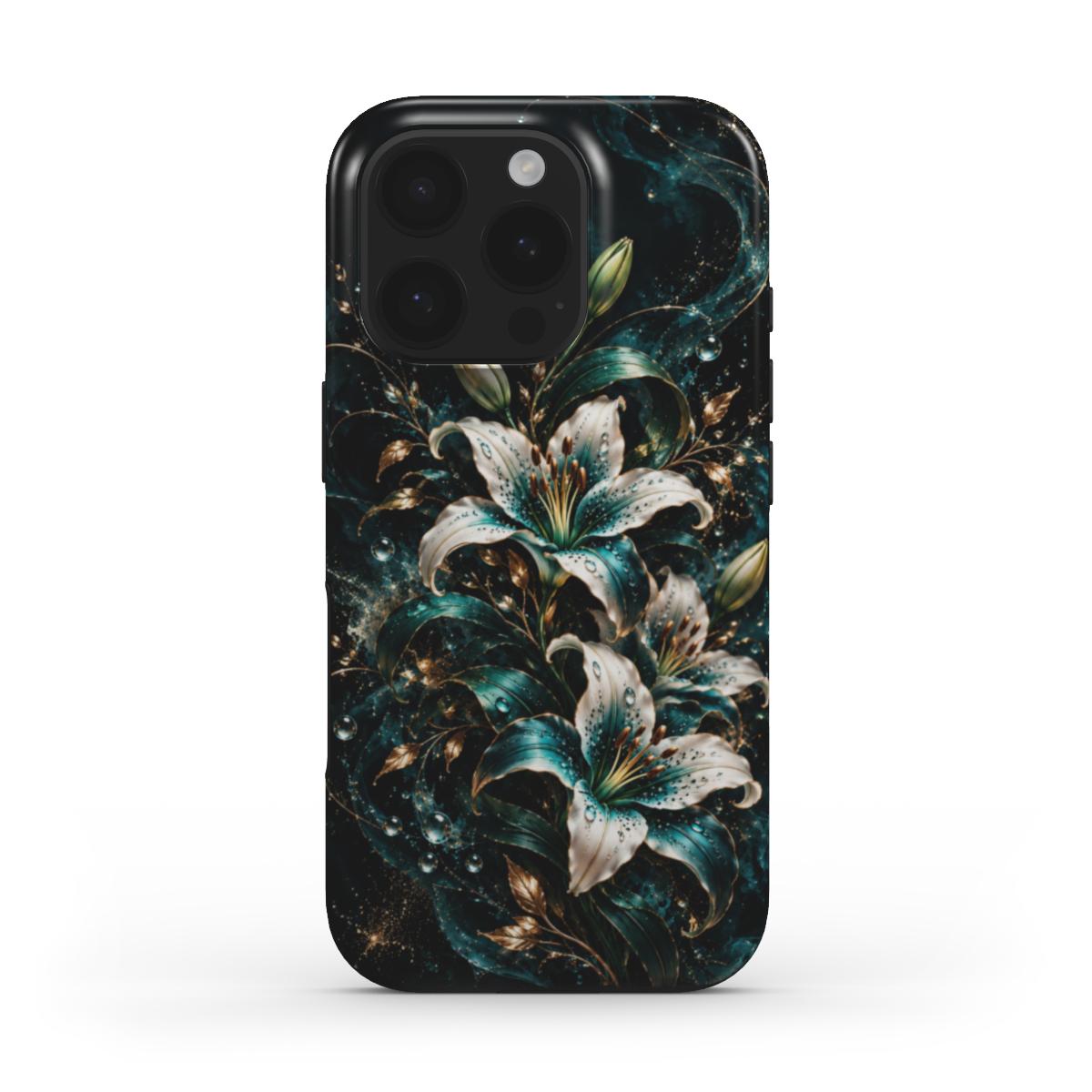 INKASE – Emerald Lily Tough Phone Case