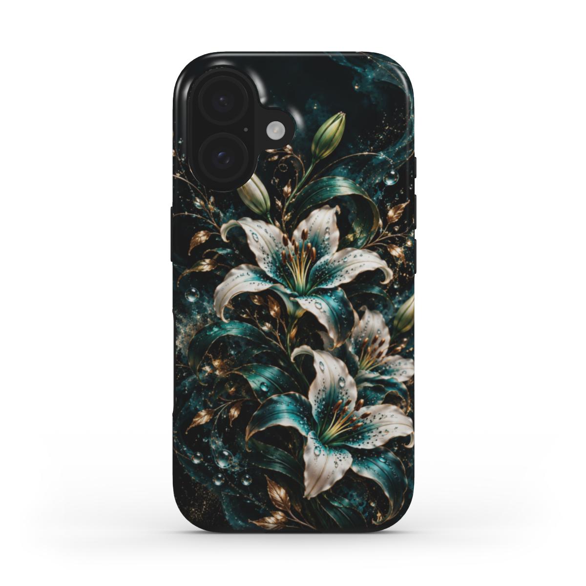 INKASE – Emerald Lily Tough Phone Case