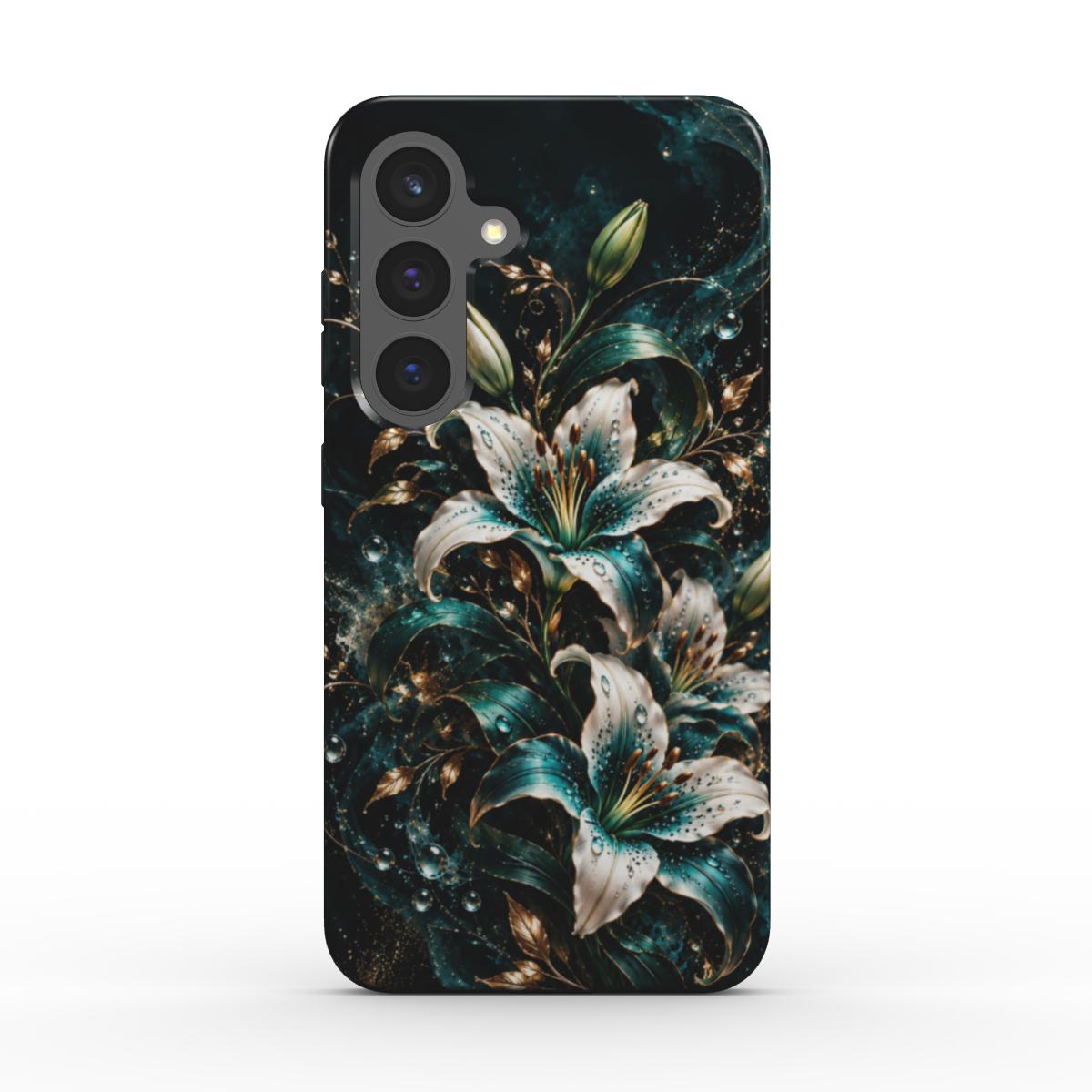INKASE – Emerald Lily Tough Phone Case