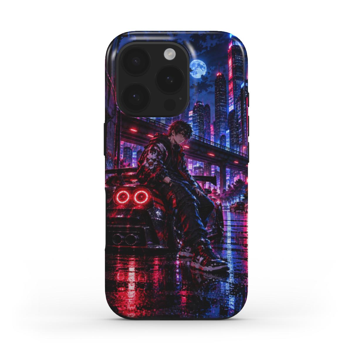 INKASE – Neon Midnight Racer Tough Phone Case