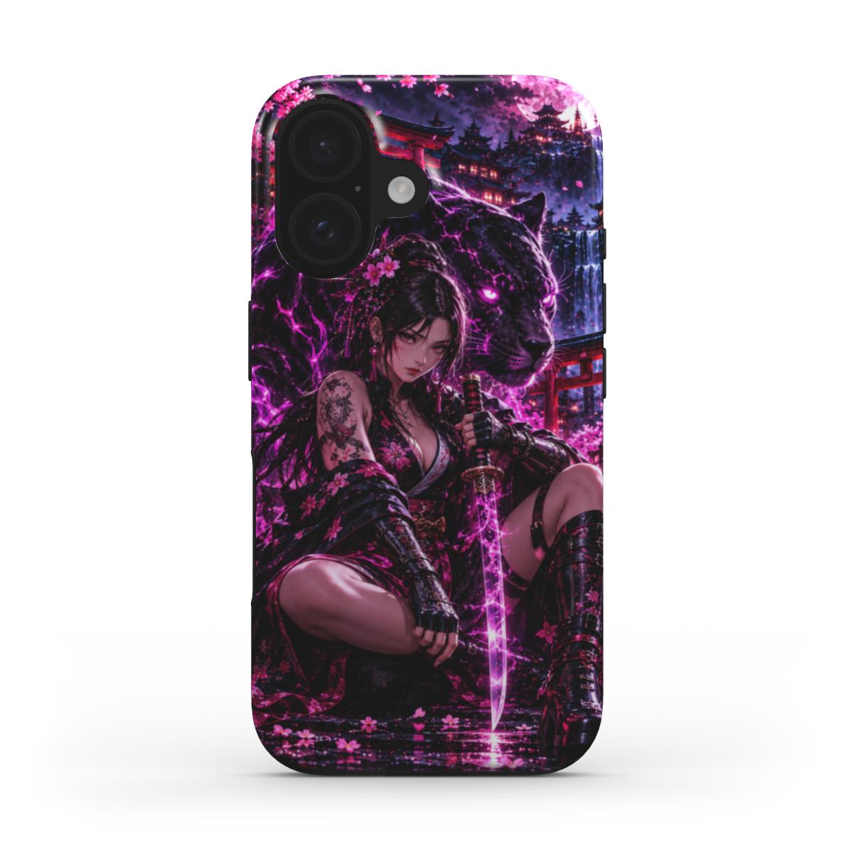 INKASE – Violet Shadow Panther Anime Tough Phone Case