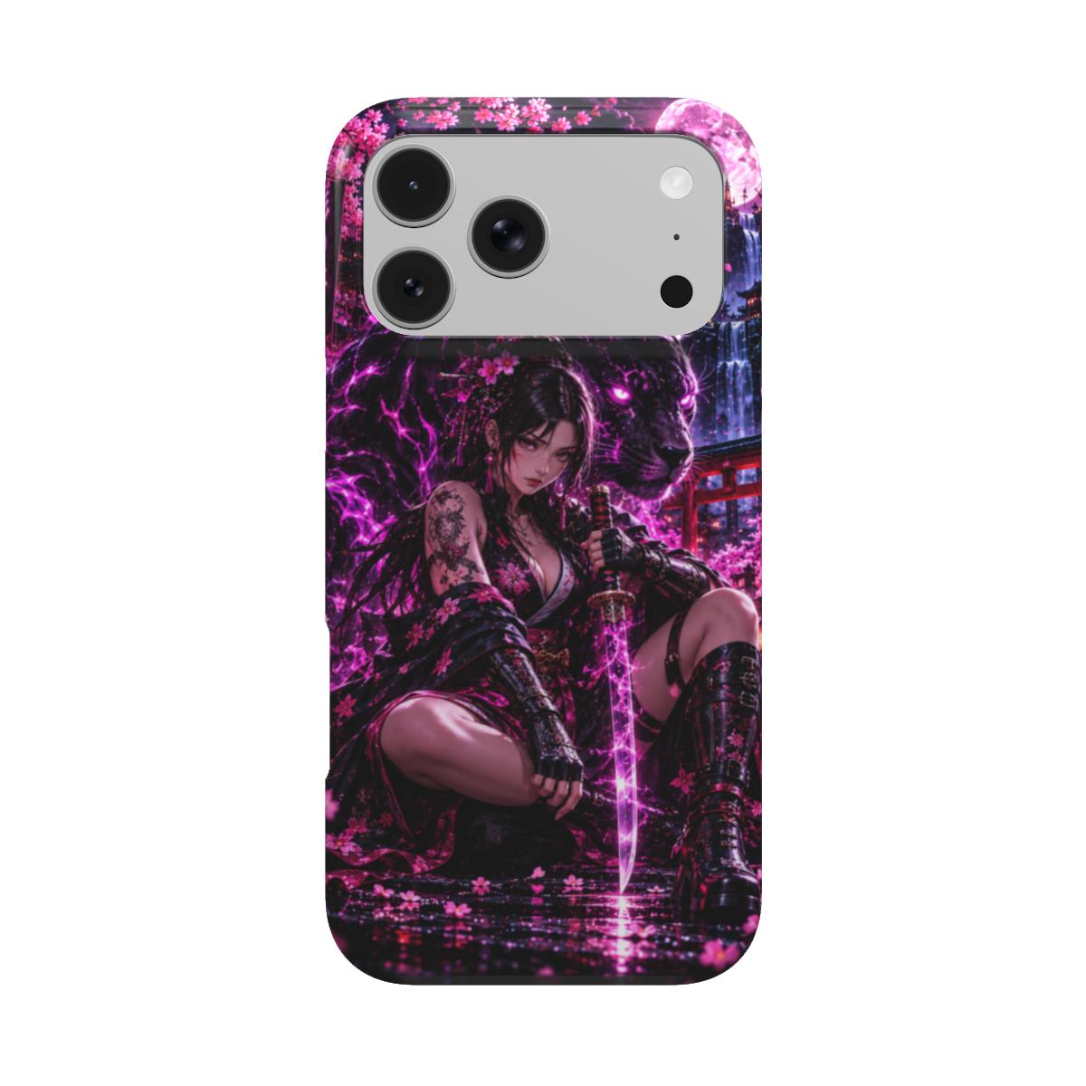 INKASE – Violet Shadow Panther Anime Tough Phone Case