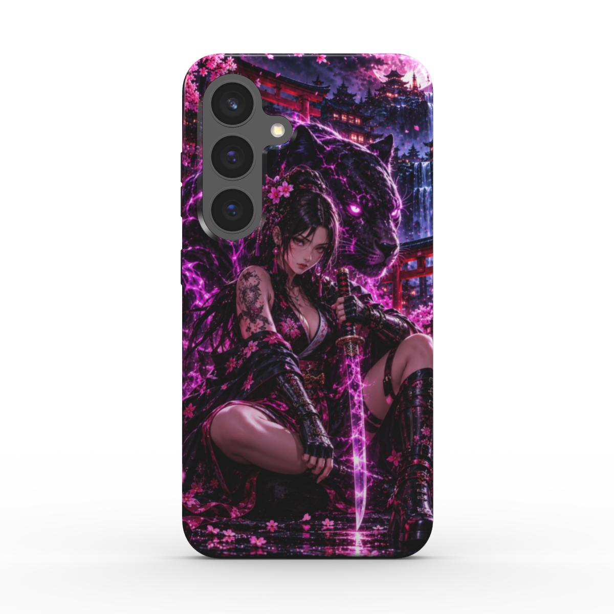 INKASE – Violet Shadow Panther Anime Tough Phone Case