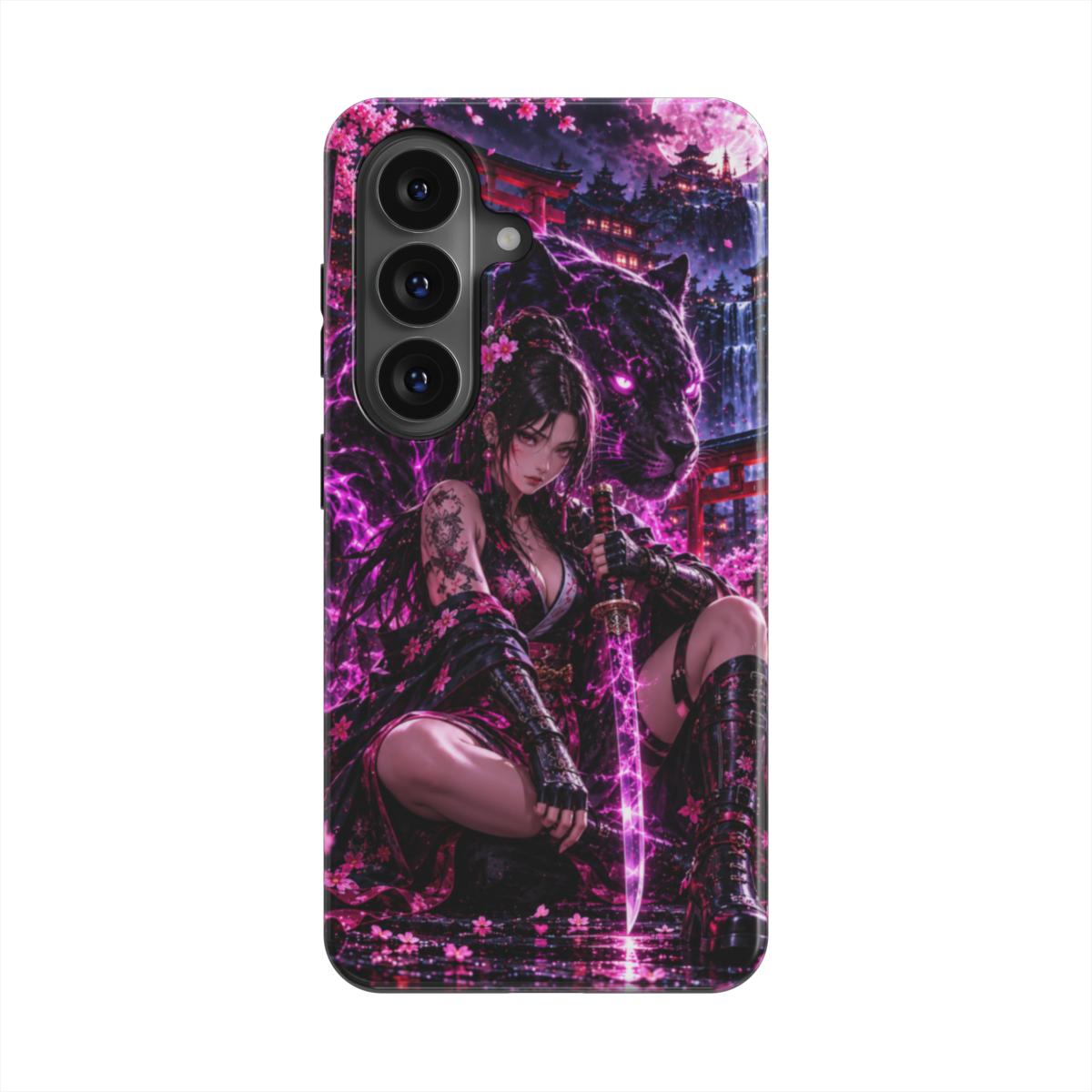 INKASE – Violet Shadow Panther Anime Tough Phone Case