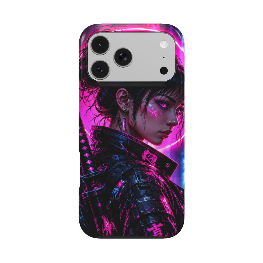 INKASE – Neon Shadow Cyborg Anime Tough Phone Case