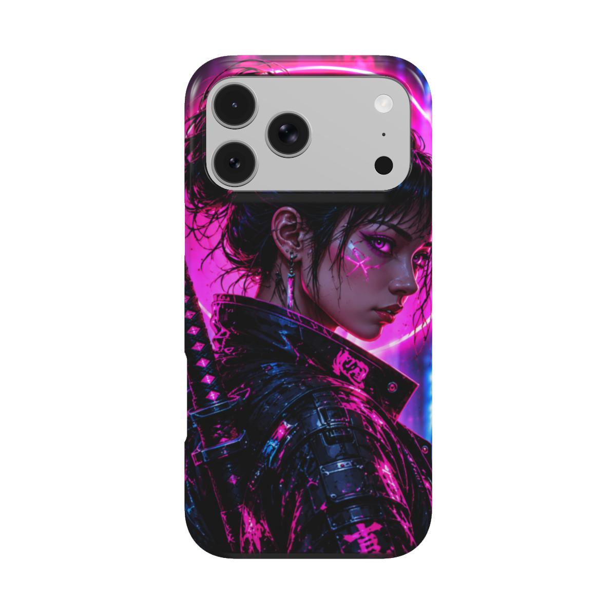 INKASE – Neon Shadow Cyborg Anime Tough Phone Case