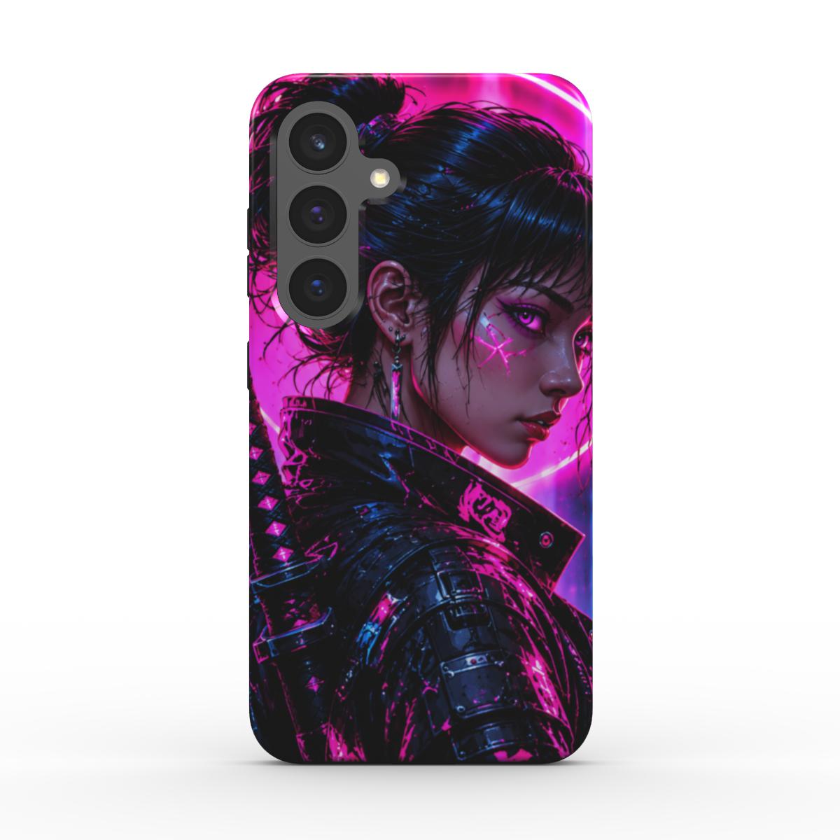 INKASE – Neon Shadow Cyborg Anime Tough Phone Case