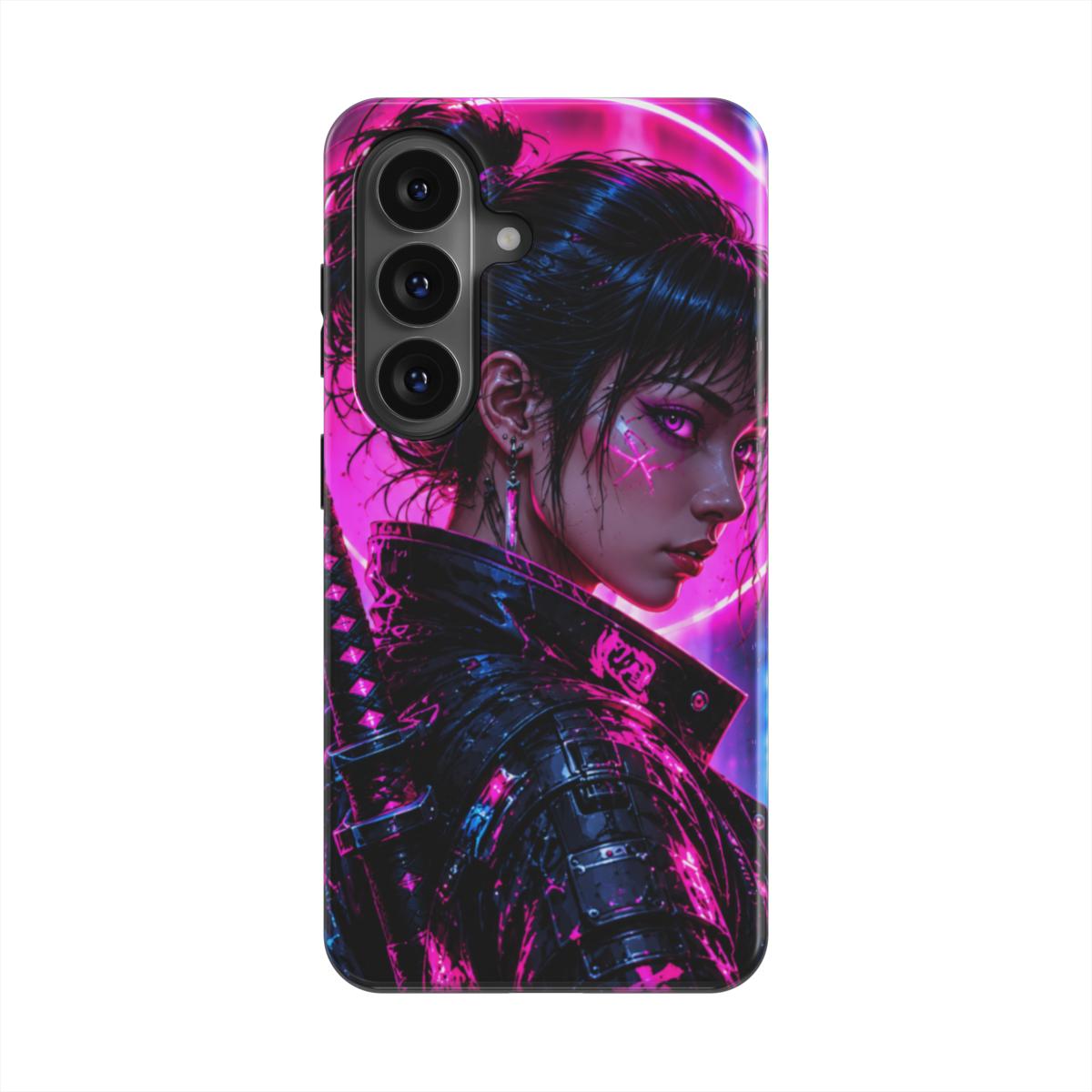 INKASE – Neon Shadow Cyborg Anime Tough Phone Case