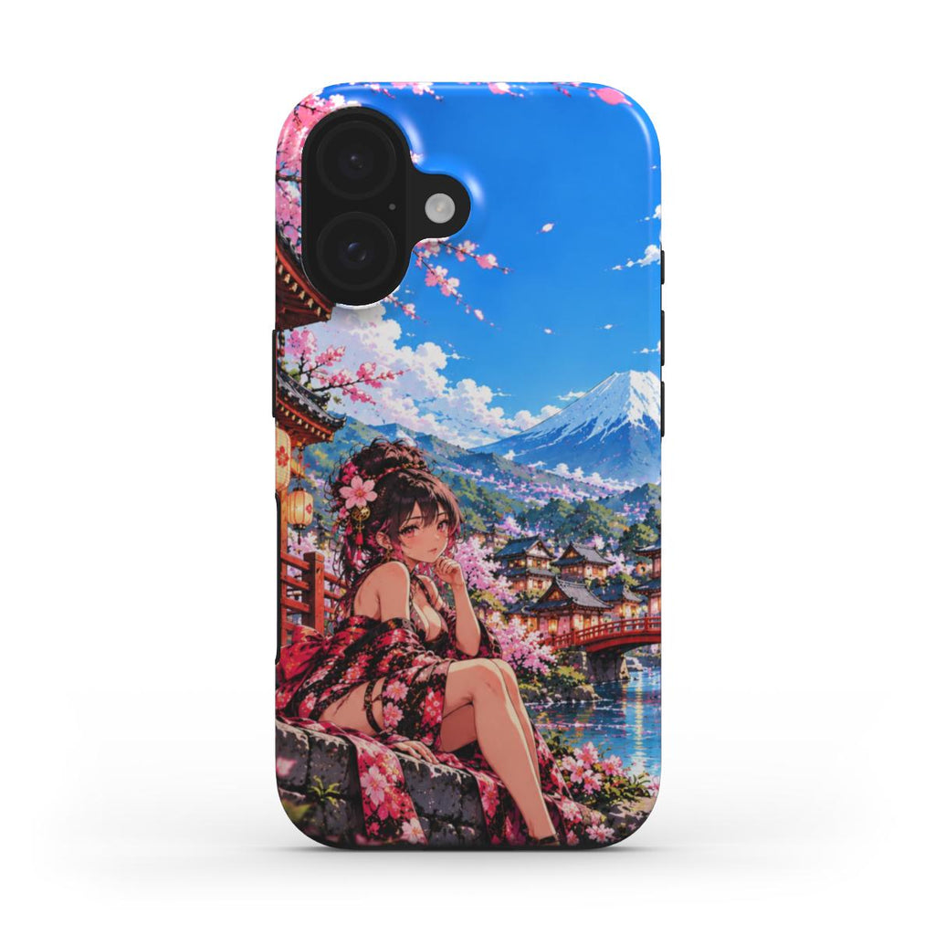 INKASE – Neon Skyline cyberpunk Tough Phone Case