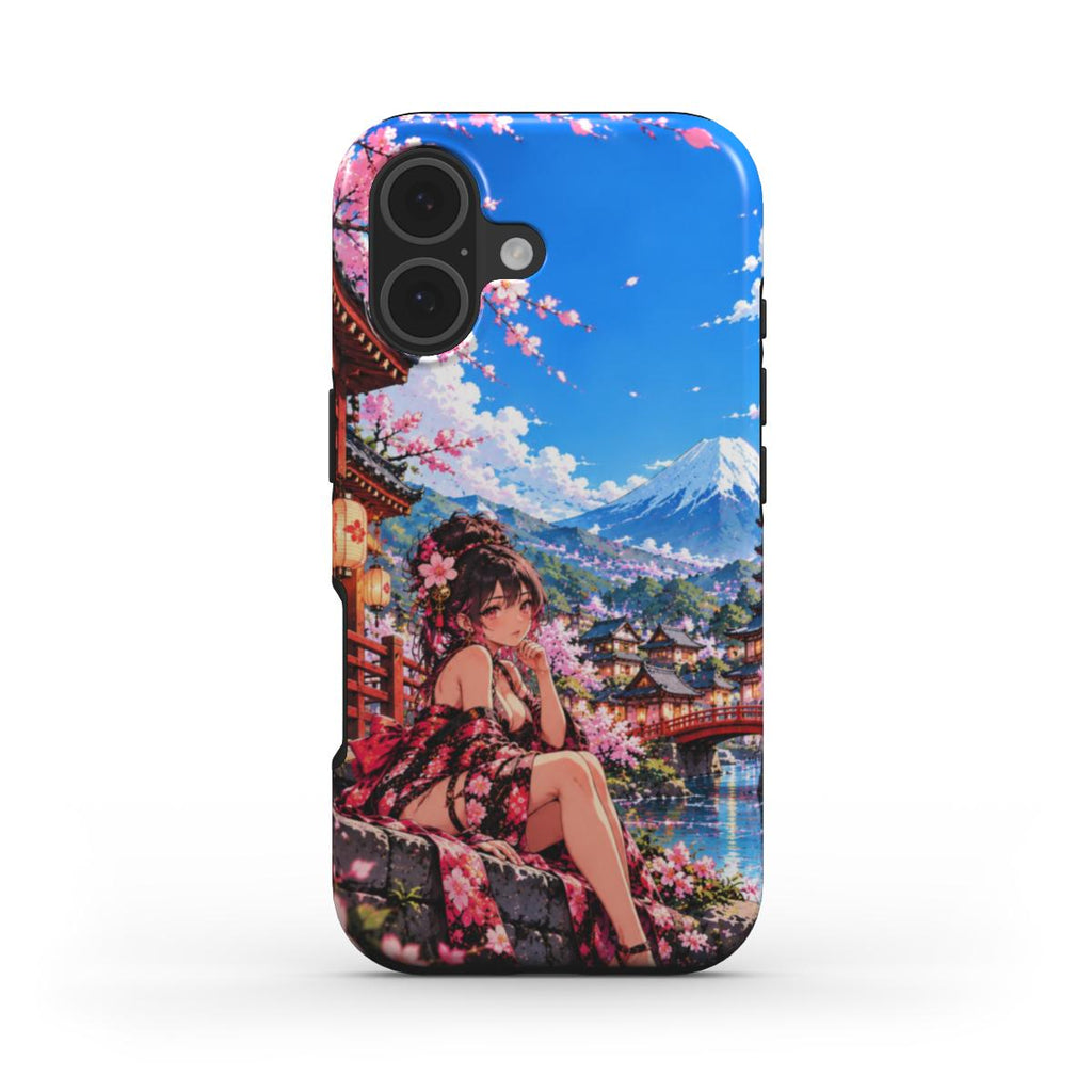 INKASE – Neon Skyline cyberpunk Tough Phone Case