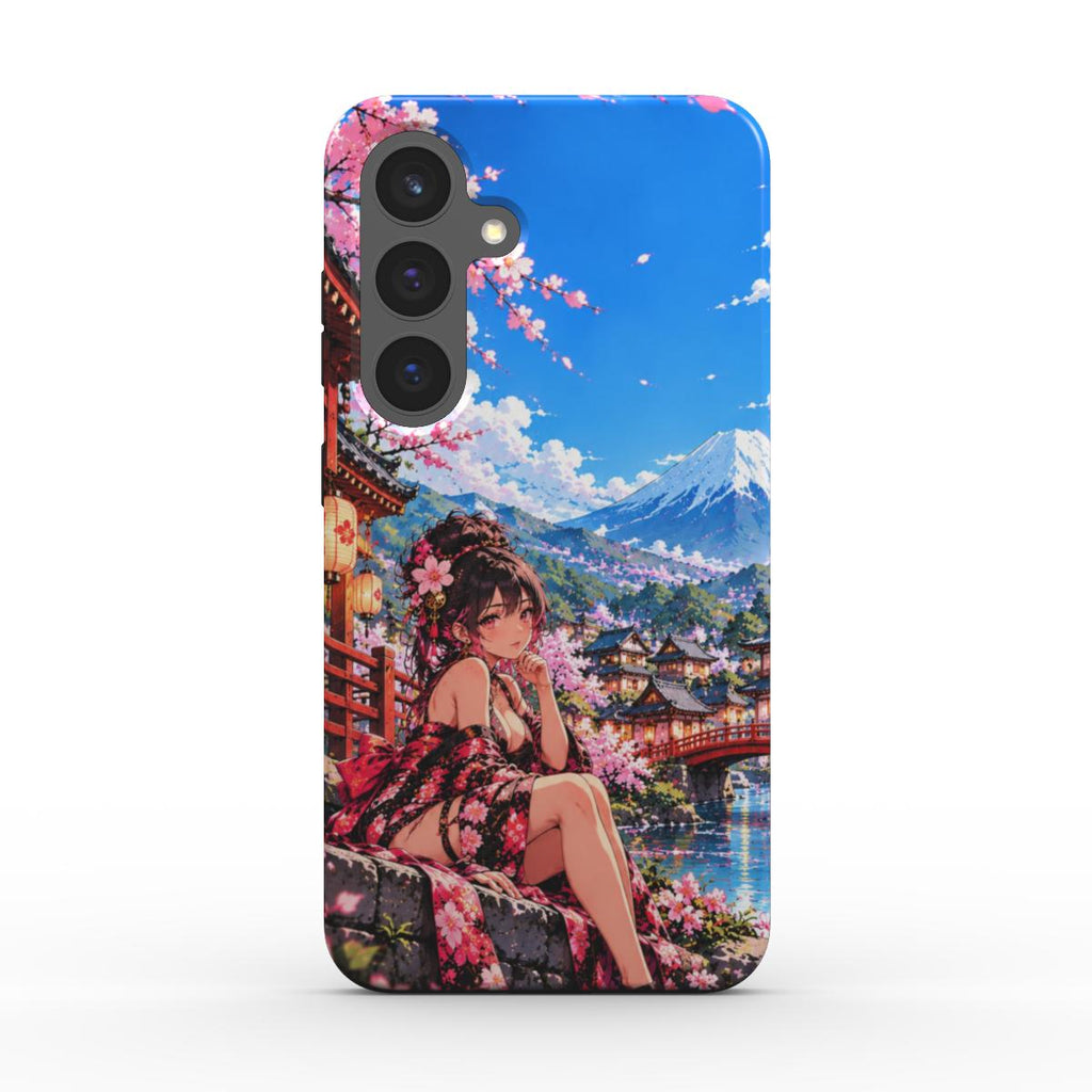 INKASE – Neon Skyline cyberpunk Tough Phone Case