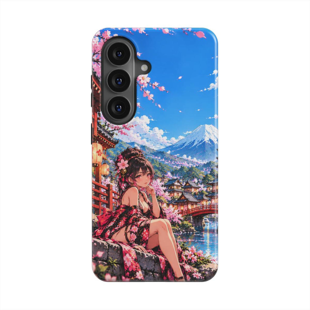 INKASE – Neon Skyline cyberpunk Tough Phone Case