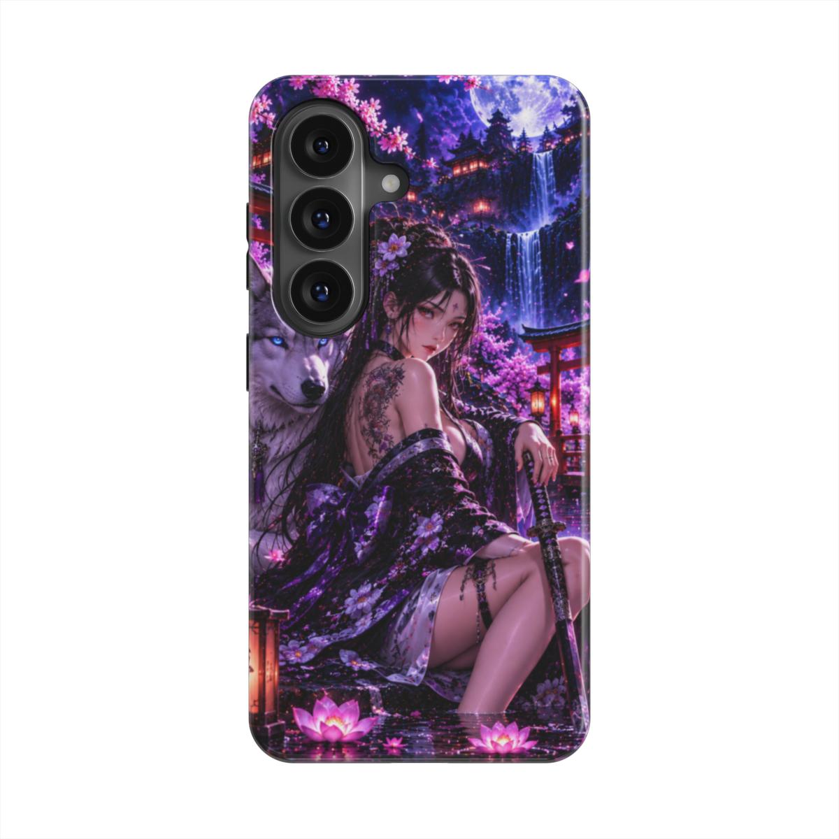 INKASE – Violet Moon Warrior Anime Tough Phone Case