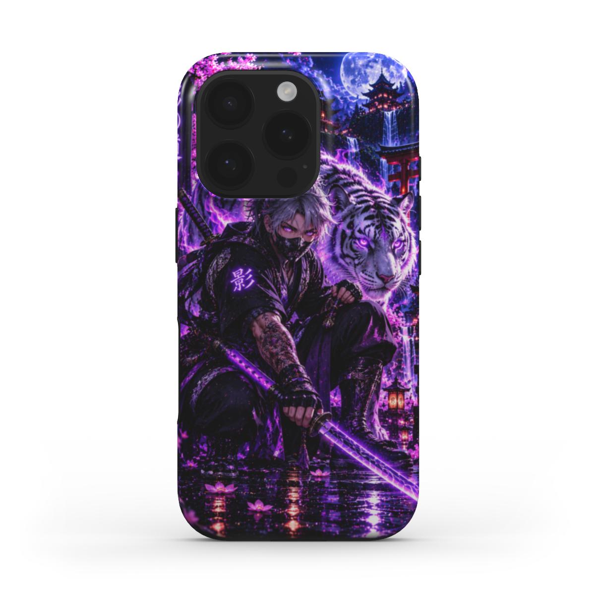 INKASE – Violet Spirit Samurai Anime Tough Phone Case