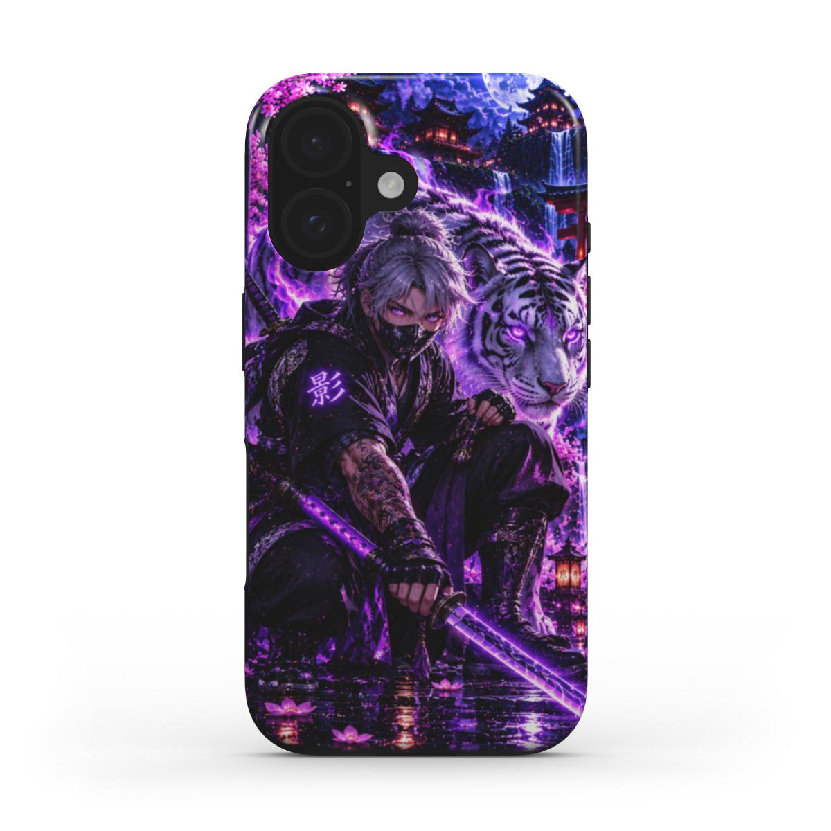 INKASE – Violet Spirit Samurai Anime Tough Phone Case