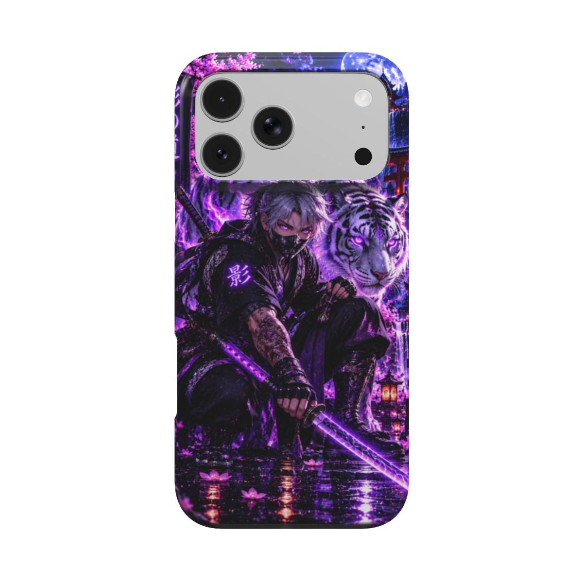 INKASE – Violet Spirit Samurai Anime Tough Phone Case