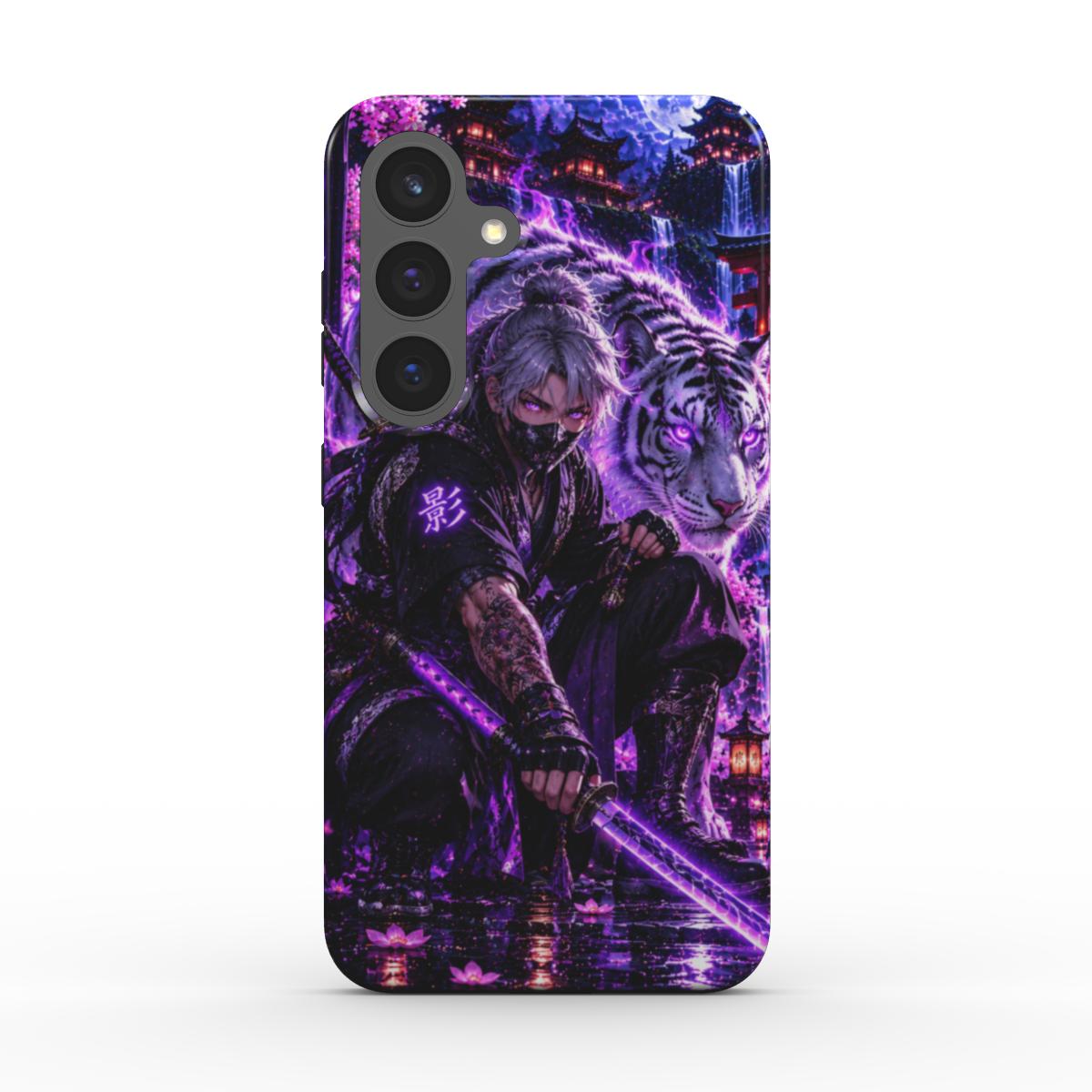 INKASE – Violet Spirit Samurai Anime Tough Phone Case